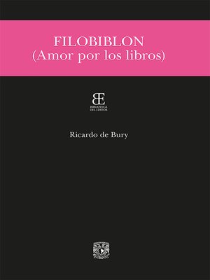 cover image of Filobiblon